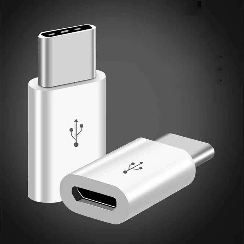 2pcs Micro USB Female To Type C Male Adapter for Xiaomi